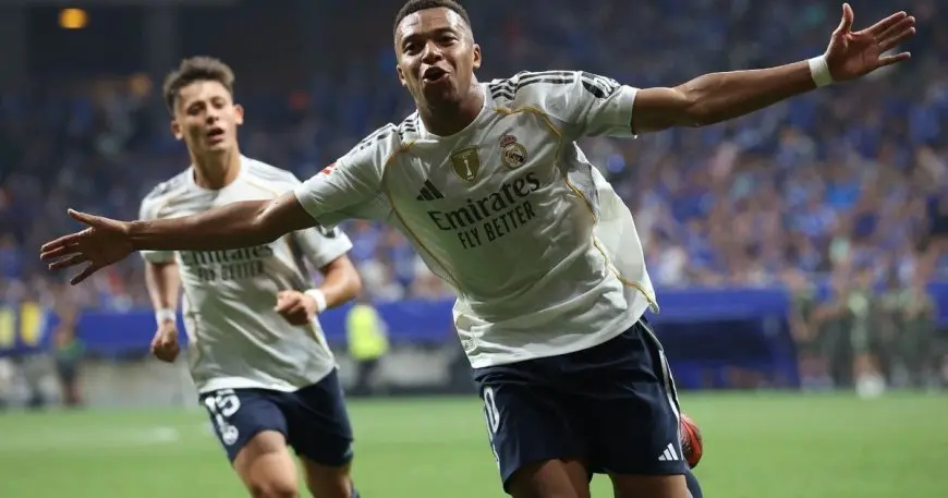 ريال مدريد يحقق انتصاراً مثيراً بفضل تألق مبابي وغضب فينيسيوس في مواجهة أوفييدو