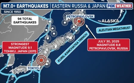 Tsunami Warning After Russia Earthquake – Is British Columbia in Danger of a BC Tsunami Today?
