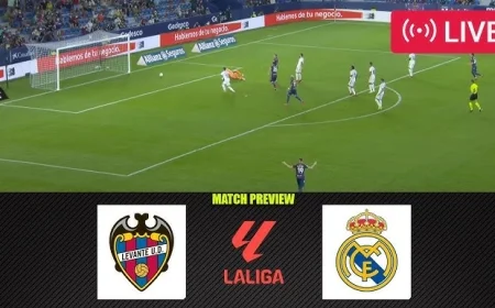 Levante vs Real Madrid: Horario, Canales de TV y Cómo Ver En Vivo el Partido de LaLiga 2025-26