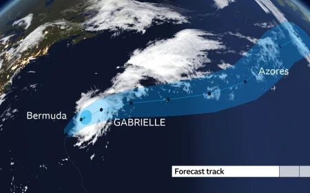 Ouragan Gabrielle: Latest Hurricane Tracker Updates, Weather Forecast, and Potential Impact on Europe