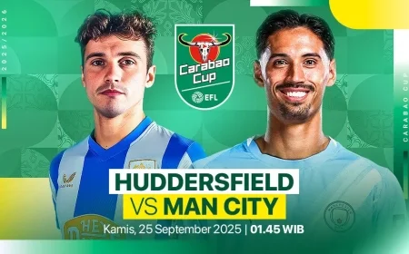 Huddersfield Town A.F.C. vs Manchester City F.C. Timeline, Prediction, Lineups, and Where to Watch the Carabao Cup Clash