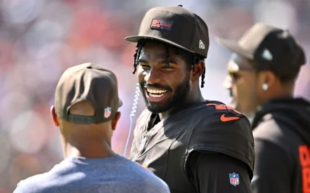 Shedeur Sanders Grateful for Role as Browns’ Third QB
