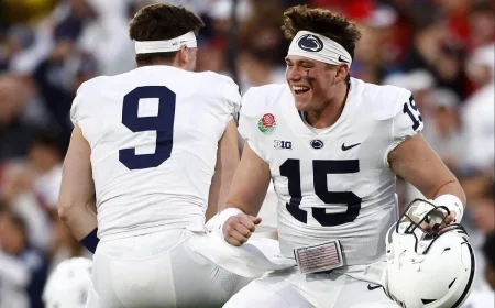 Drew Allar Shines in Penn State-Oregon Spotlight as Beau Pribula Impresses at Missouri Competition The Athletic