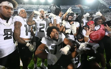 Live Scores and Results: Penn State vs Oregon and Georgia vs Alabama College Football Showdowns