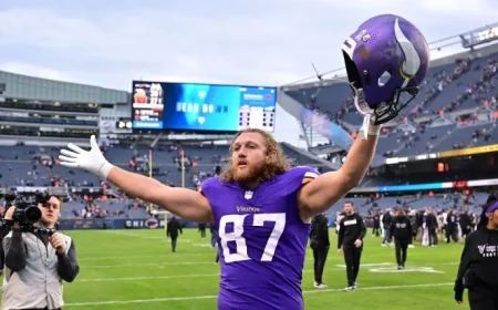 T.J. Hockenson Status Update: Why Vikings Tight End is Benched by Steelers in Ireland Game