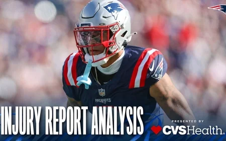 Injury Report Update: Jared Wilson Ruled Out and Christian Gonzalez Questionable for Week 4 Clash Against Panthers