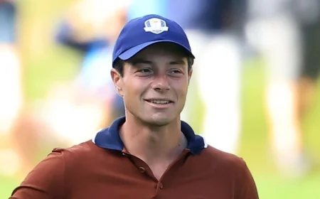 Hovland Forced Out of Ryder Cup Due to Envelope Rule