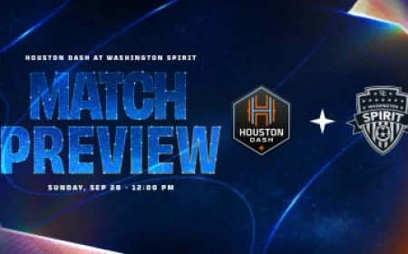 Houston Dash Travel to Washington DC for Pivotal Playoff Showdown