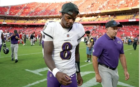 NFL Week 4 Recap: Lamar Jackson’s Hamstring Injury as Ravens Drop to 1-3 and Chiefs Offensive Surge