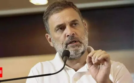 Rahul Gandhi Embarks on South America Tour: Engages with Students and Political Leaders in Columbia