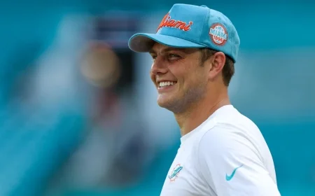 Jets Star Zach Wilson’s Wife Nicolette Shines in Dolphins Clash Against His Former Team