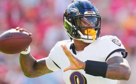 Jackson’s Hamstring Injury Contributes to Ravens’ 1-3 Slump