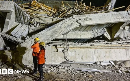Dozens Trapped as Indonesian School Building Collapses Affecting Students and Workers