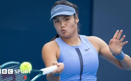 Emma Raducanu misses match points in China Open loss to Jessica Pegula