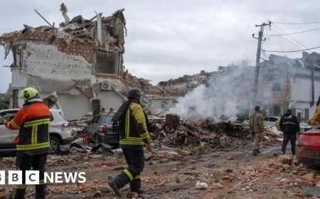 Russia Launches Hundreds of Drones and Missiles Targeting Ukraine