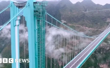 Discover the World’s Tallest Bridge Now Open to the Public in China
