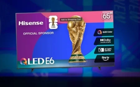 Get $140 Off a 65-Inch Hisense QLED 4K Smart TV Featuring Dolby Vision AI Light Sensor and Fire TV