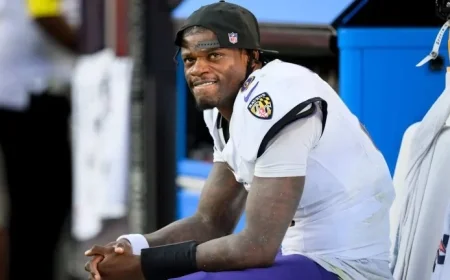Ravens Uncertain About Lamar Jackson’s Week 5 Play Due to Hamstring Injury; Nnamdi Madubuike Sidelined for Season with Neck Injury