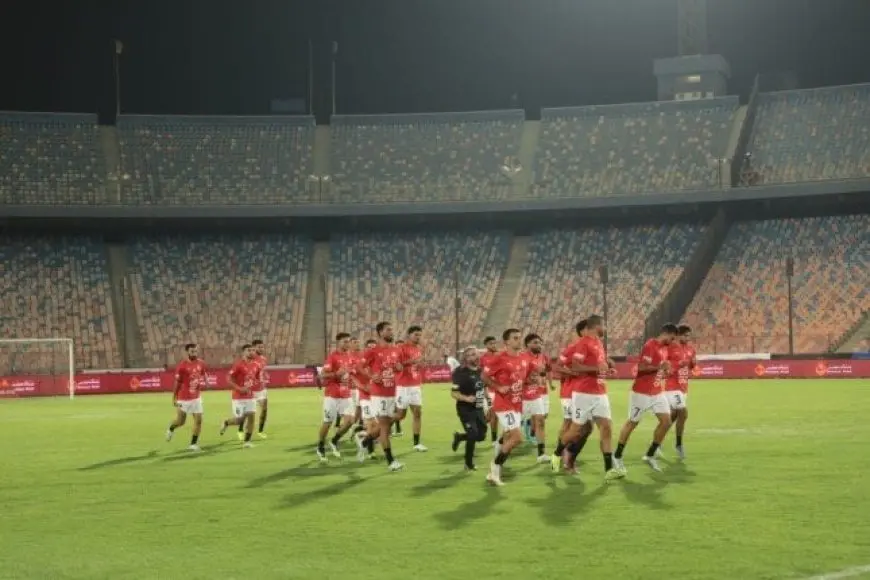 منتخب مصر يستعد لمواجهة أثيوبيا في تصفيات كأس العالم من خلال البروفة الأخيرة صور