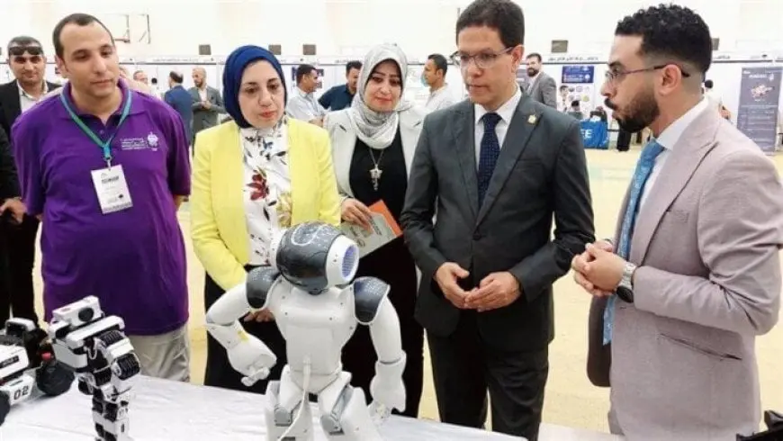 رئيس جامعة بنها يفتتح البطولة الأولى للروبوتات في حدث متميز
