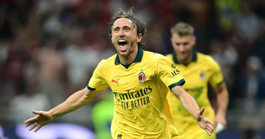 مودريتش يقود ميلان للفوز المثير على بولونيا ويحقق رقماً تاريخياً جديداً