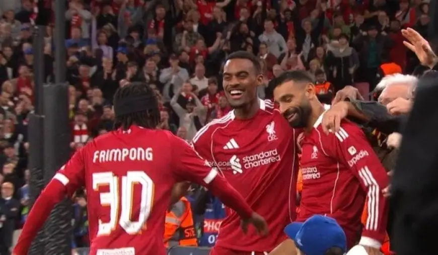 دوري أبطال أوروبا ليفربول يتفوق على أتلتيكو مدريد بهدفين في الشوط الأول بالفيديو