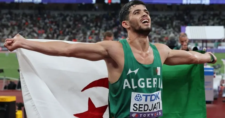الجزائري جمال سجاتي يحصد الفضية ويحقق الإنجاز العربي بخامس ميدالية في البطولة