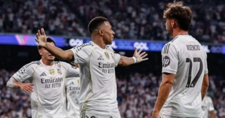 مبابي يتصدر هجوم ريال مدريد في مواجهة إسبانيول بالدوري الإسباني