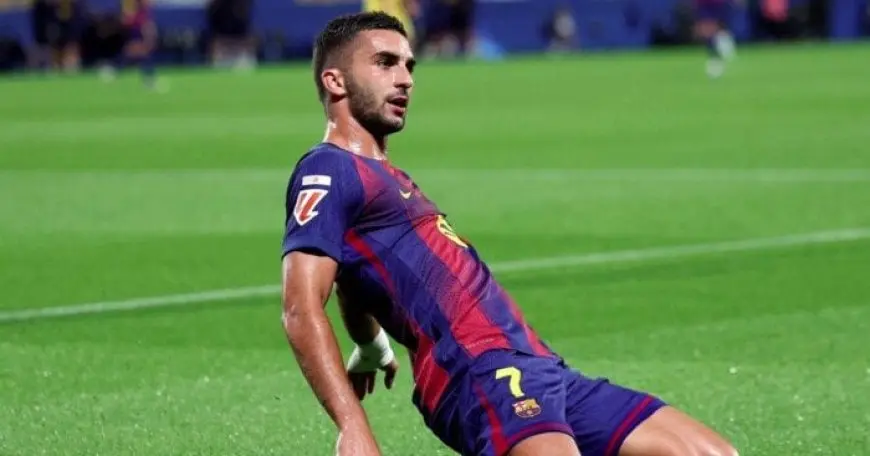 برشلونة يتفوق في الشوط الأول بثنائية فيران توريس ضد خيتافي في الدوري الإسباني فيديو