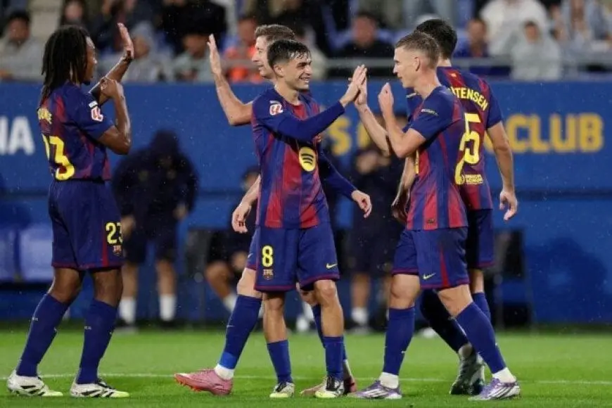 برشلونة يحقق انتصارًا كبيرًا على خيتافي بثلاثة أهداف دون رد ويتصارع مع ريال مدريد على قمة الدوري الإسباني فيديو