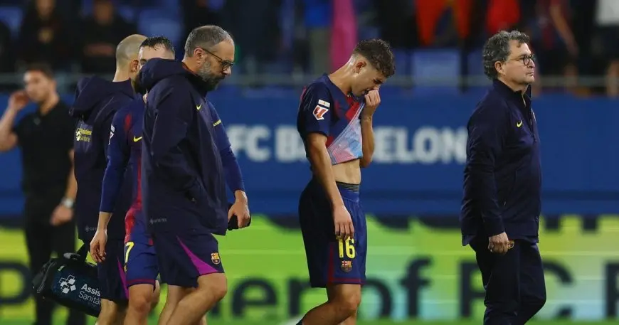 برشلونة يصطدم بإصابة مؤلمة لنجم الفريق فيرمين لوبيز خلال مواجهة خيتافي