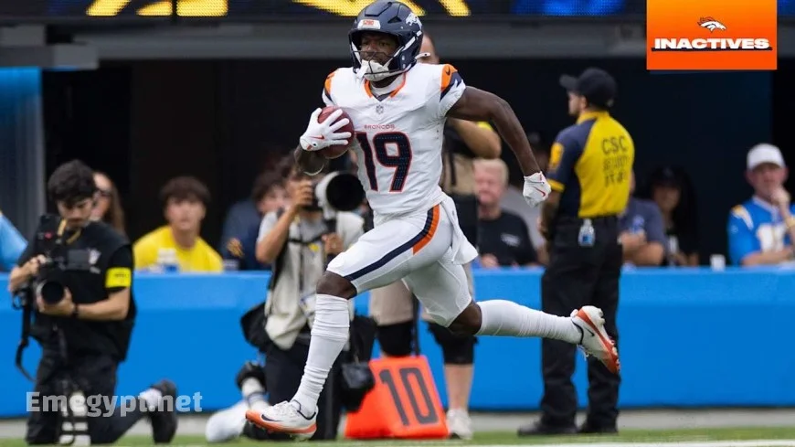 Wide Receiver Marvin Mims Jr. Set to Play in Monday Night Football Showdown Against Bengals