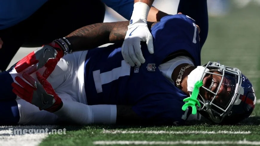 Giants Star Nabers Sidelined for Season After ACL Tear