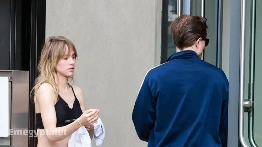 Suki Waterhouse and Robert Pattinson Hit the Gym Together Before Her Los Angeles Concert Opening for Laufey