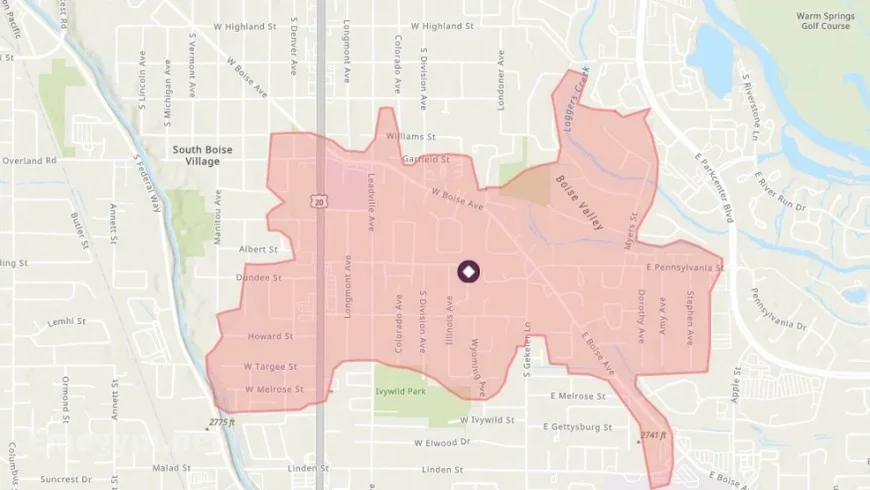 Over 6800 Residents Lose Power Near Boise Ave on Friday