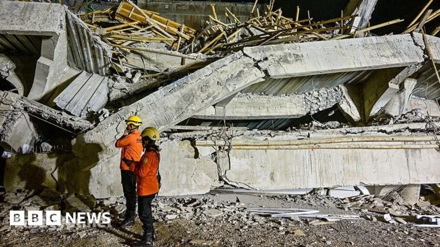 Dozens Trapped as Indonesian School Building Collapses Affecting Students and Workers