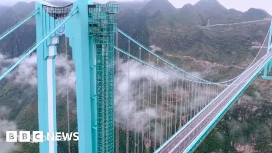Discover the World’s Tallest Bridge Now Open to the Public in China