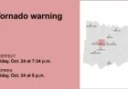 Tornado Warning for Parker County Set to End at 8 p.m.