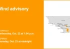 Wind Advisory Issued for San Gorgonio Pass and San Diego Deserts