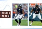 Chicago Bears Adjust Roster: Place Two on IR, Sign Ford, Elevate Players