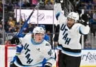 Cooley Scores Hat Trick in First-Period Surge for Utah