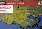 Incoming Storms Approach as Tornado Watch Continues