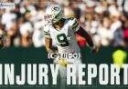 Packers Week 8 Injury Report: Five Questionable, Two Out vs. Steelers