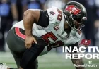 Vita Vea to Play as Bucs Face Saints in Superdome