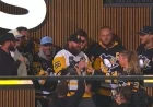 Aaron Rodgers, Steelers Support Penguins at PPG Paints Arena