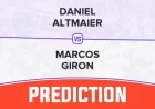 Daniel Altmaier vs Marcos Giron: ATP Paris Masters 2025 Prediction