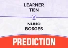 Learner Tien Battles Nuno Borges: 2025 ATP Paris Masters Prediction