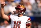 Matt Gay Questionable for Commanders vs Chiefs Due to Back Injury