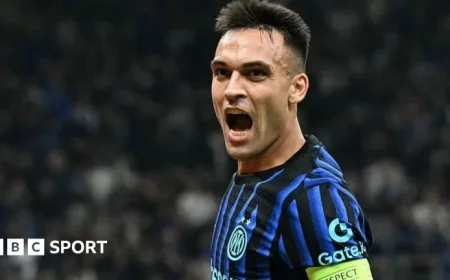 Lautaro Martinez Shines with Two Goals as Inter Milan Dominates Slavia Prague 3-0