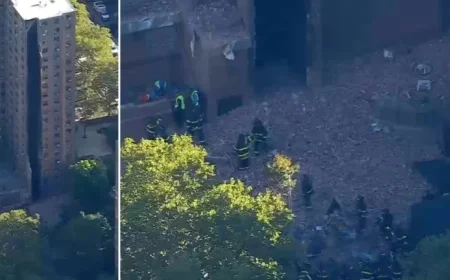 Devastating gas explosion triggers apartment building collapse in Mott Haven Bronx